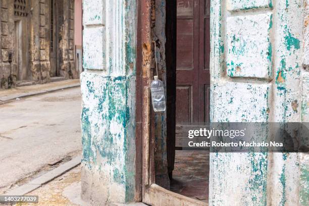 bottle for disinfecting hands - havana door stock pictures, royalty-free photos & images