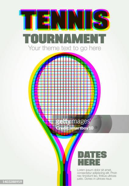 tennisturnier poster - doubles tennis stock-grafiken, -clipart, -cartoons und -symbole