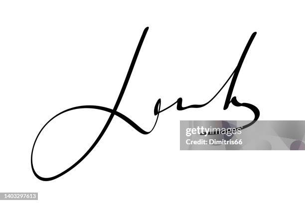 signature - diversity commitment stock illustrations