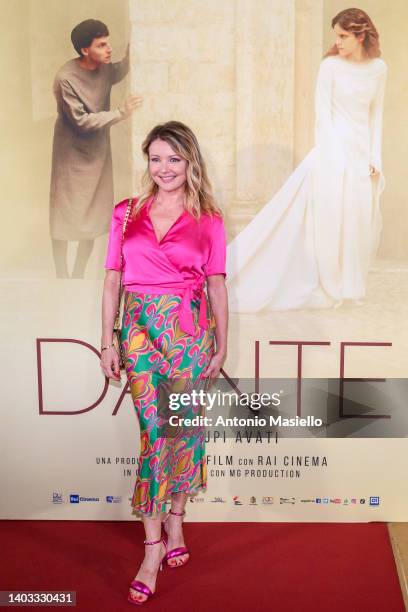 Angela Melillo attends the "Dante" Photocall on June 16, 2022 in Rome, Italy.