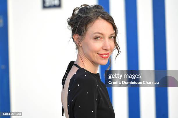 Jeanne Cherhal attends the 36th Cabourg Film Festival - Day Two on June 16, 2022 in Cabourg, France.