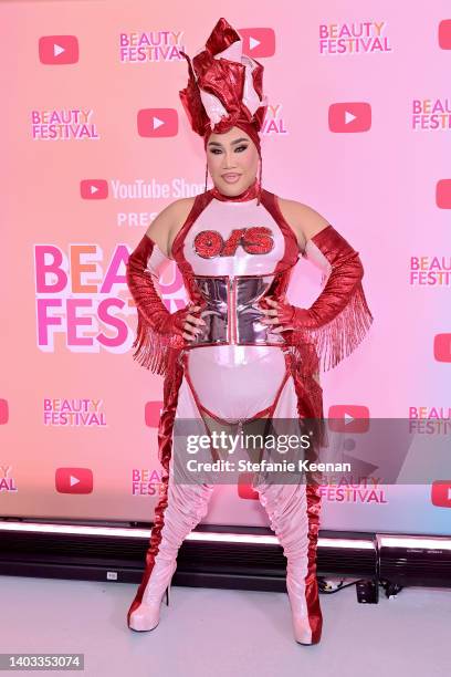 Patrick Starrr attends as YouTube Shopping presents Beauty Festival 2022 at YouTube Stages LA on June 16, 2022 in Los Angeles, California.