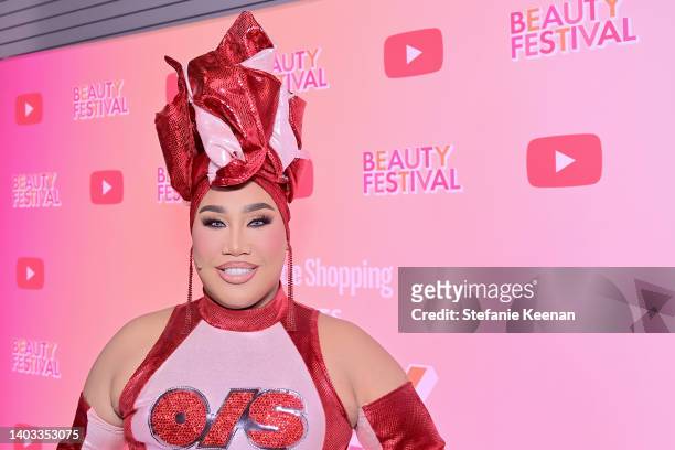 Patrick Starrr attends as YouTube Shopping presents Beauty Festival 2022 at YouTube Stages LA on June 16, 2022 in Los Angeles, California.