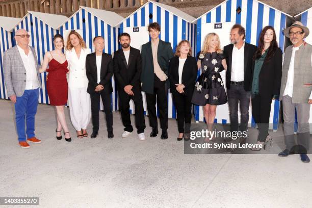 Jury members Michel Fessler, Anamaria Vartolomei, Julia Piaton, Sébastien Lifshitz, Alexandre Mattiussi, Lucas Bravo, Diane Kurys, Sylvie Testud,...