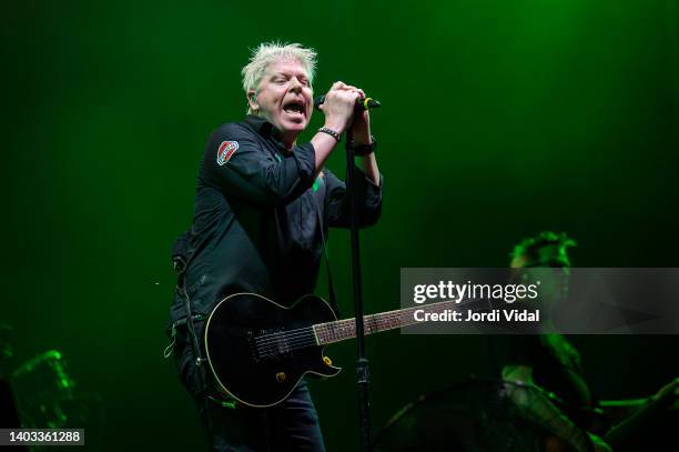 Dexter Holland of The Offspring performs on stage during Azkena Rock Festival Day 1 at Mendizabala on June 16, 2022 in Vitoria-Gasteiz, Spain.