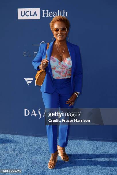 Vanessa Bell Calloway attends Los Angeles Dodgers Foundation's annual Blue Diamond Gala at Dodger Stadium on June 16, 2022 in Los Angeles, California.