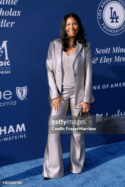 Cookie Johnson attends Los Angeles Dodgers Foundation's annual Blue Diamond Gala at Dodger Stadium on June 16, 2022 in Los Angeles, California.