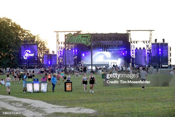 General view of the atmosphere during the 2022 Bonnaroo Music & Arts Festival on June 16, 2022 in Manchester, Tennessee.