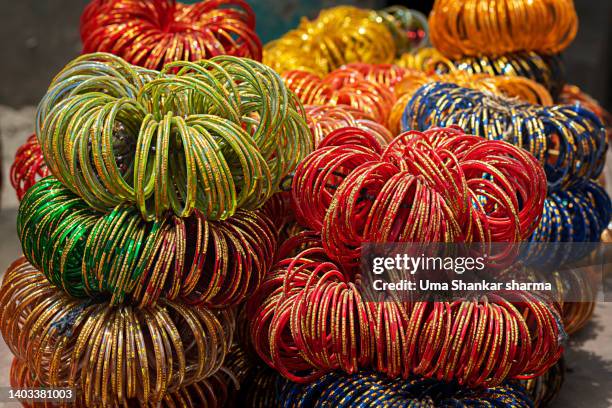 Local Bangles 390 Indian Glass Bangles Stock Photos, High-Res Pictures, and Images ...