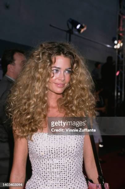 American actress Denise Richards attends the 2000 MTV Movie Awards, held at Sony Pictures Studio in Culver City, California, 3rd June 2000.