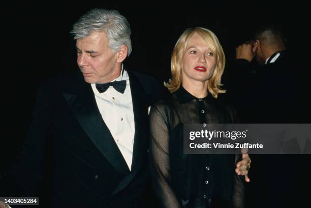 American talent agent Ed Limato and American actress Ellen Barkin attend the 23rd Annual American Film Institute Lifetime Achievement Award ceremony,...