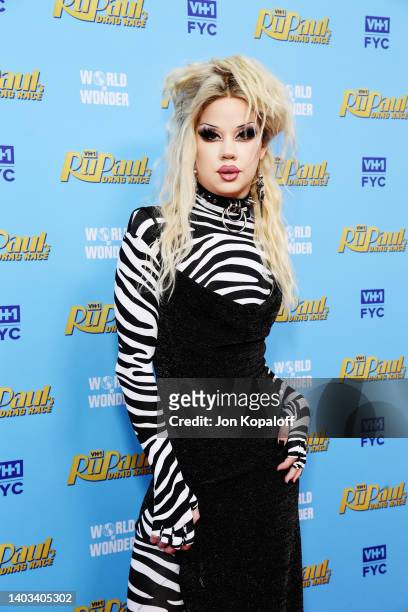 Willow Pill attends the RuPaul's Drag Race Season 14 FYC Party at Rocco's West Hollywood on June 16, 2022 in West Hollywood, California.