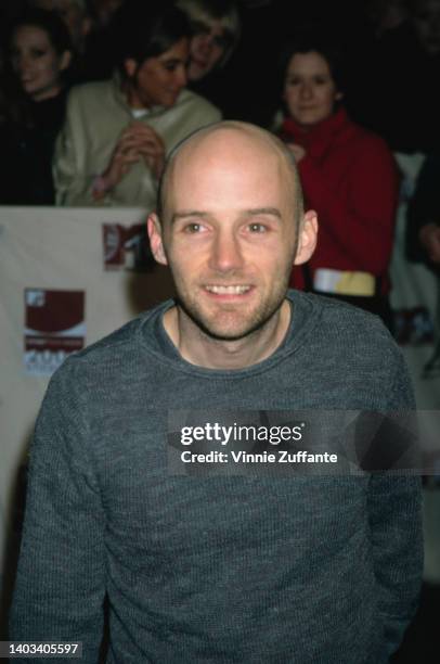 American singer, songwriter and musician Moby attends the 2000 MTV Europe Music Awards, held at the Ericsson Globe in Stockholm, Sweden, 16th...