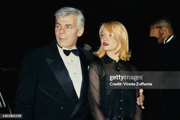American talent agent Ed Limato and American actress Ellen Barkin attend the 23rd Annual American Film Institute Lifetime Achievement Award ceremony,...