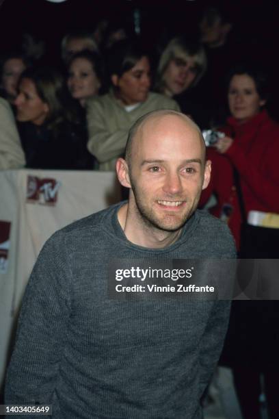 American singer, songwriter and musician Moby attends the 2000 MTV Europe Music Awards, held at the Ericsson Globe in Stockholm, Sweden, 16th...