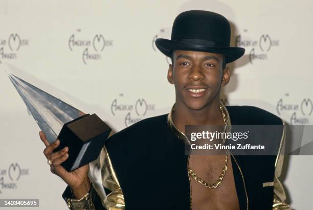 American singer, songwriter and dancer Bobby Brown attends the 17th Annual American Music Awards, held at the Shrine Auditorium in Los Angeles,...