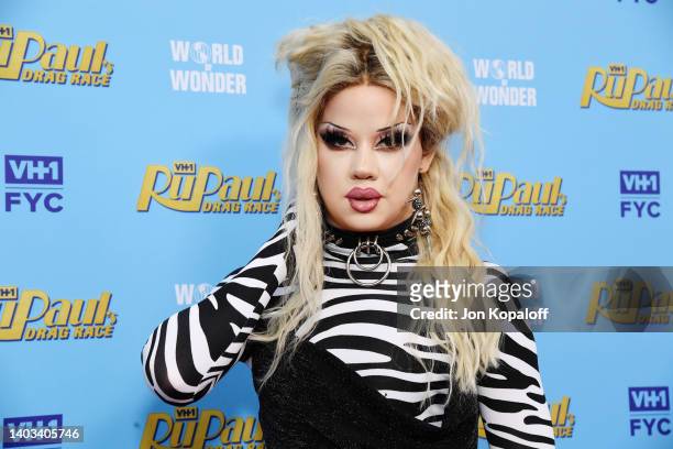 Willow Pill attends the RuPaul's Drag Race Season 14 FYC Party at Rocco's West Hollywood on June 16, 2022 in West Hollywood, California.