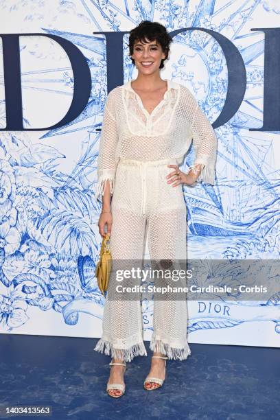 Belen Cuesta attends "Crucero Collection" fashion show presentation by Dior at Plaza de España on June 16, 2022 in Seville, Spain.