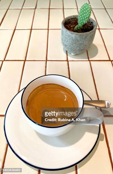 Three shots of espresso at Lido, the all-day Italian restaurant at The Standard Hua Hin hotel that opened in December 2021 - the first property of...