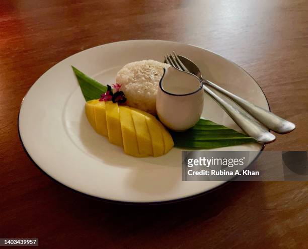 Mango Sticky Rice at The Standard Hua Hin hotel that opened in December 2021 - the first property of the Standard International group in Thailand, on...