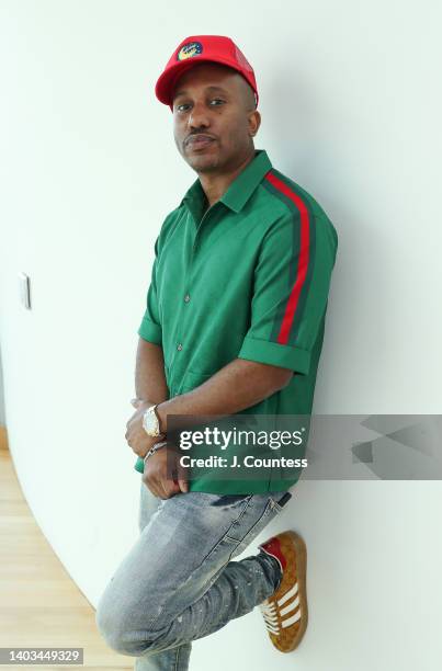 Comedian Chris Redd poses for a portrait on Day 2 of the 2022 American Black Film Festival at the New World Center on June 16, 2022 in Miami Beach,...