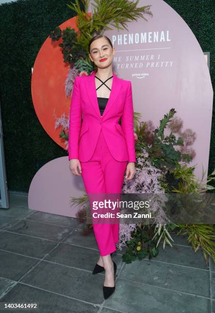 Lola Tung attends cocktail party with women in media and entertainment hosted by Author and Showrunner Jenny Han for the launch of Prime Video's “The...