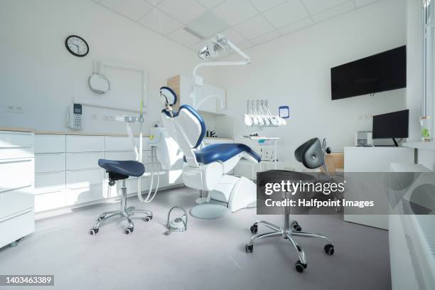 dental clinic interior. - dentist office foto e immagini stock