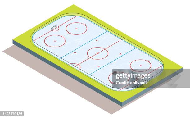 ilustraciones, imágenes clip art, dibujos animados e iconos de stock de pista de hockey de hielo - hockey su pista