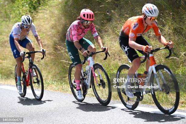 Ben Healy of Ireland and Team EF Education - Easypost attacks during the 46th La Route d'Occitanie - La Depeche du Midi 2022 - Stage 2 a 34,3km stage...