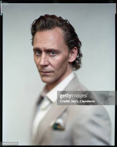 Actor Tom Hiddleston is photographed for Los Angeles Times on April 21, 2022 in Los Angeles, California. PUBLISHED IMAGE. CREDIT MUST READ: Jay L....