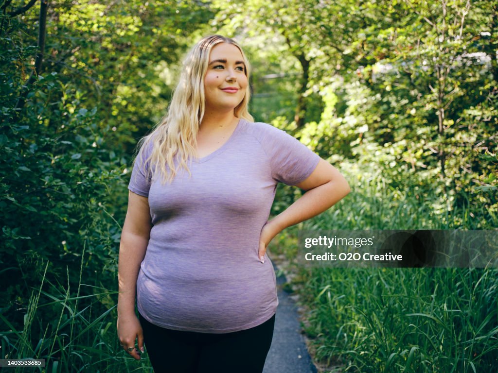Woman Enjoying an Active Lifestyle