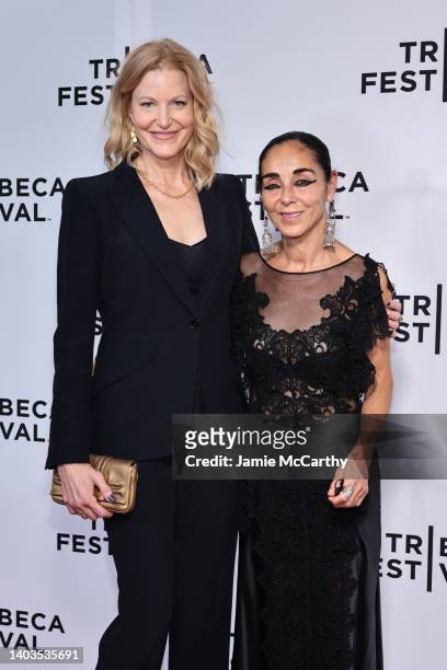 Anna Gunn and Shirin Neshat attend "Land Of Dreams" Premiere during 2022 Tribeca Festival at SVA Theater on June 17, 2022 in New York City.