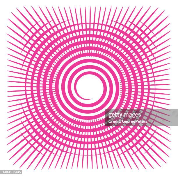 spiral and light beams - cogs abstract background stock illustrations