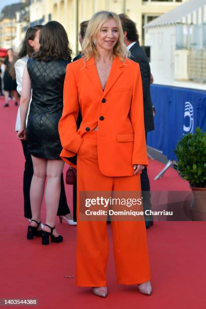 Sylvie Testud attends the 36th Cabourg Film Festival - Day Three on June 17, 2022 in Cabourg, France.