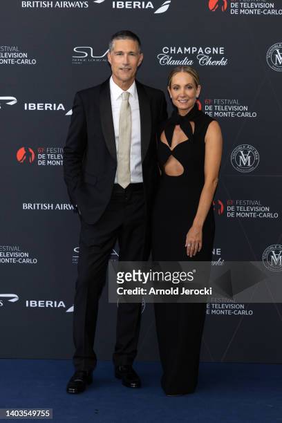Matthew Fox and Joanne Froggatt attends the opening ceremony during the 61st Monte Carlo TV Festival on June 17, 2022 in Monte-Carlo, Monaco.