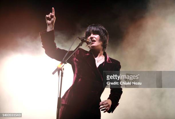 Sharon Van Etten performs at O2 Academy Brixton on June 17, 2022 in London, England.