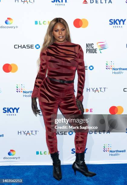 Executive Producer Laverne Cox attends NYC Pride Presents: Disclosure during 2022 Tribeca Festival at Spring Studios on June 17, 2022 in New York...