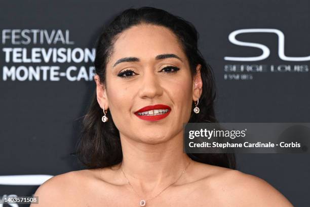 Joséphine Jobert attends the opening ceremony during the 61st Monte Carlo TV Festival on June 17, 2022 in Monte-Carlo, Monaco.