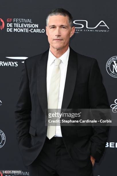 Matthew Fox attends the opening ceremony during the 61st Monte Carlo TV Festival on June 17, 2022 in Monte-Carlo, Monaco.