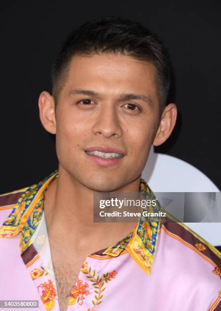 David Castaneda arrives at the Season 3 Premiere Of Netflix's "The Umbrella Academy" at The London West Hollywood at Beverly Hills on June 17, 2022...