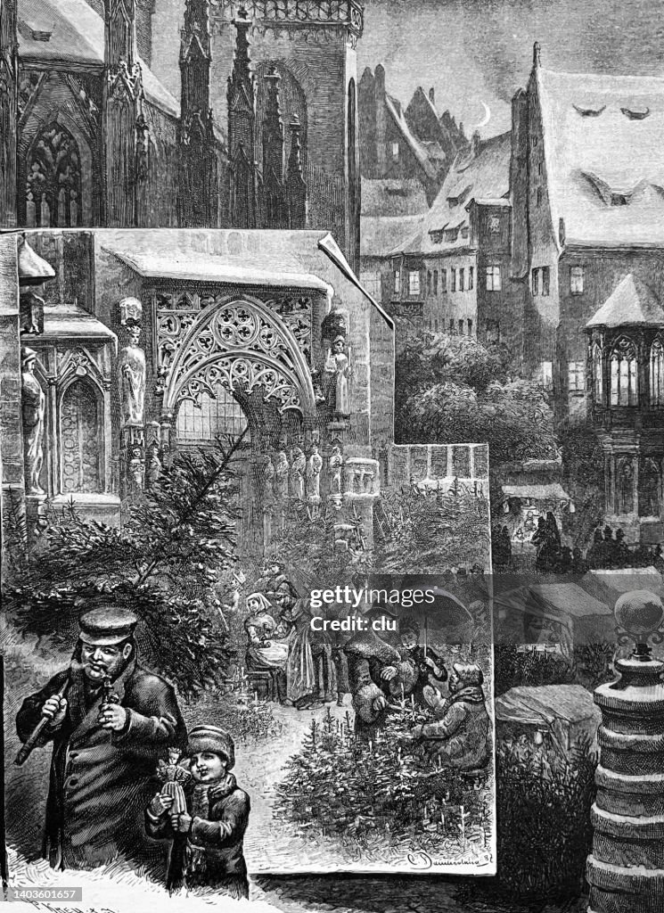 A christmas evening in Nuremberg