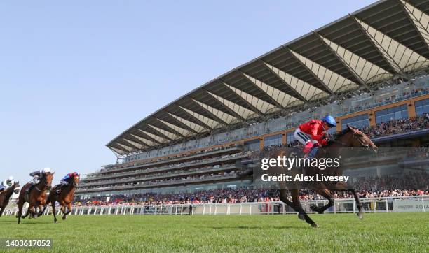 Inspiral ridden by Frankie Dettori wins The Coronation Stakes on day four of Royal Ascot 2022 at Ascot Racecourse on June 17, 2022 in Ascot, England.