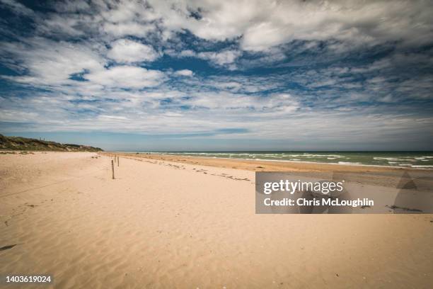 utah beach at pouppeville in normandy, france - 1944 stock pictures, royalty-free photos & images