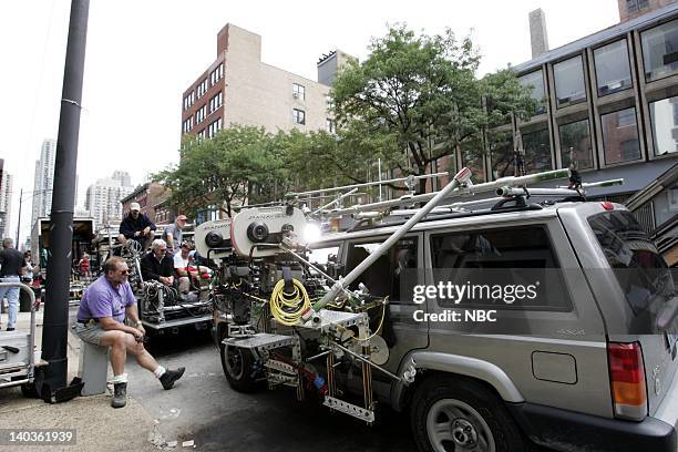 Fear" Episode 4 -- Air Date -- Pictured: Cast and crew working on set -- Photo by: NBCU Photo Bank