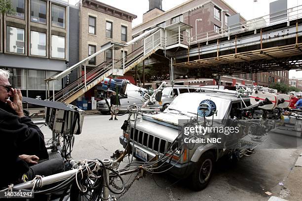 Fear" Episode 4 -- Air Date -- Pictured: Cast and crew working on set -- Photo by: NBCU Photo Bank