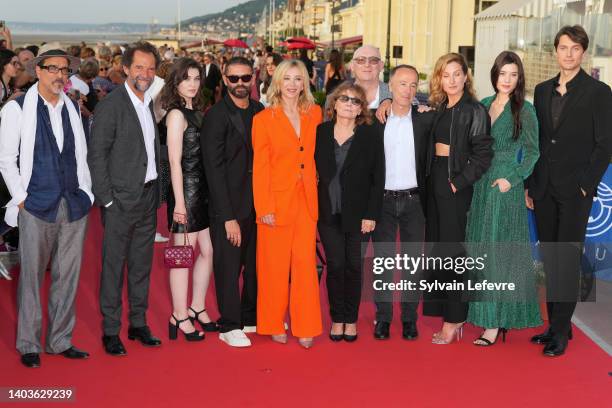 Jury members Atiq Rahimi, Stephane De Groodt, Anamaria Vartolomei, Alexandre Mattiussi, Sylvie Testud, Diane Kurys, Michel Fessler, Sébastien...