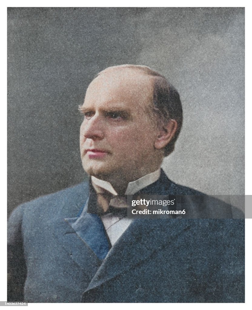 Portrait of William McKinley, 25th president of the United States (1897 - 1901)