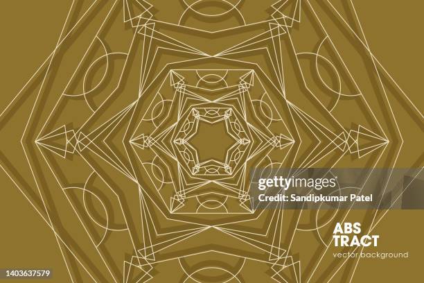 abstract element with gold lines. - multiple angles stock illustrations