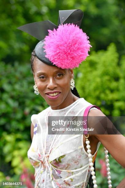 Susan Bender Whitfield attends Royal Ascot 2022 at Ascot Racecourse on June 18, 2022 in Ascot, England.