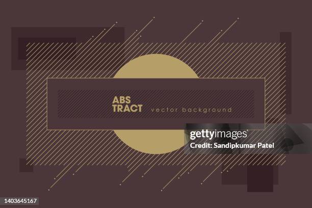 postcard for text. vector geometric illustration with gold lines. - old and new stock illustrations